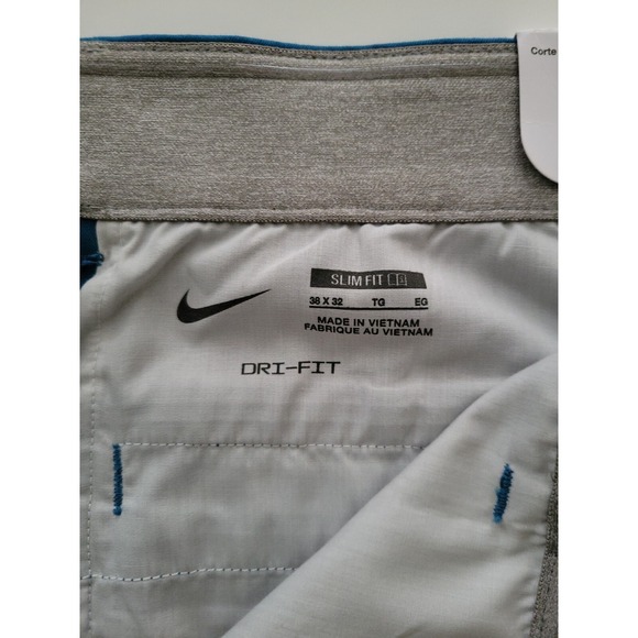 Nike Dri-FIT Repel Slim Fit Golf Pants Teal Blue - Size 38 X 32 DA4130-404 NWT - Picture 3 of 6